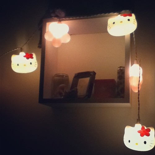 Hello Kitty fairy lights charcoal soul Flickr