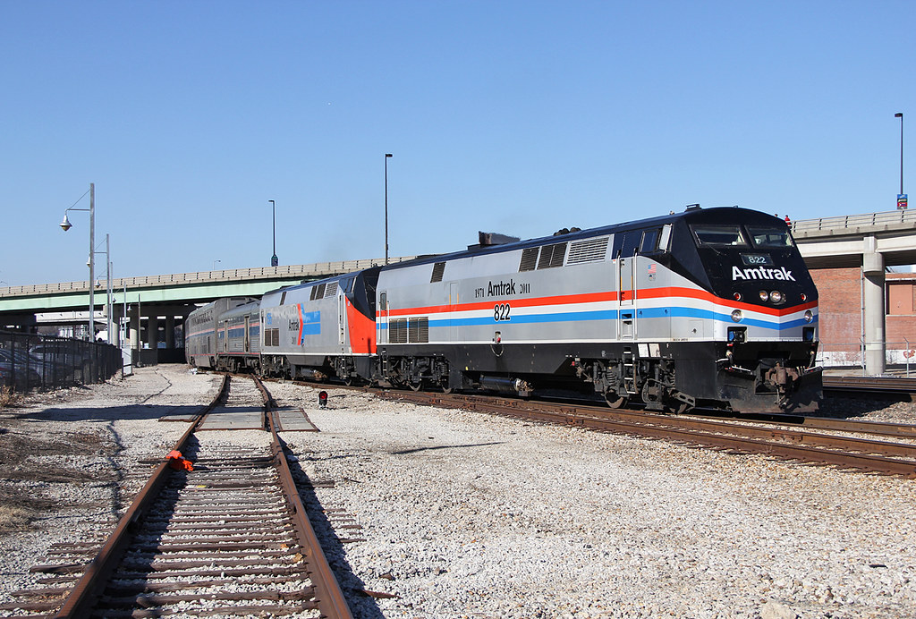 Amtrak 822 Kansas City Amtrak 822 & 156 leads a three an… Flickr