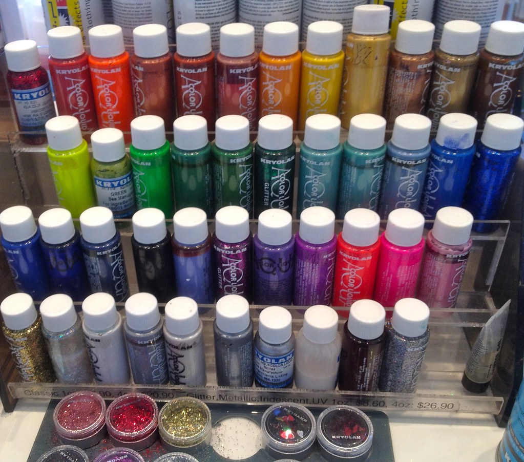 Kryolan Colorful Glitter Liquid Display Lynn Friedman Flickr
