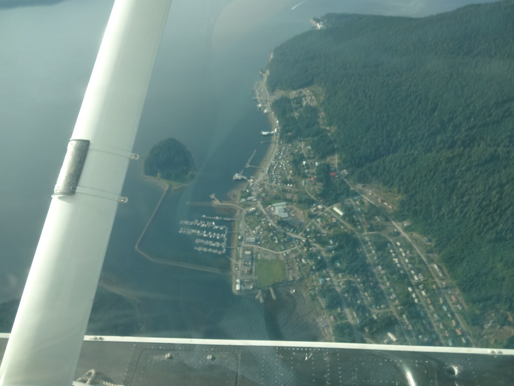 Hoonah Alaska from Gary's float plane Jay Firebaugh Flickr