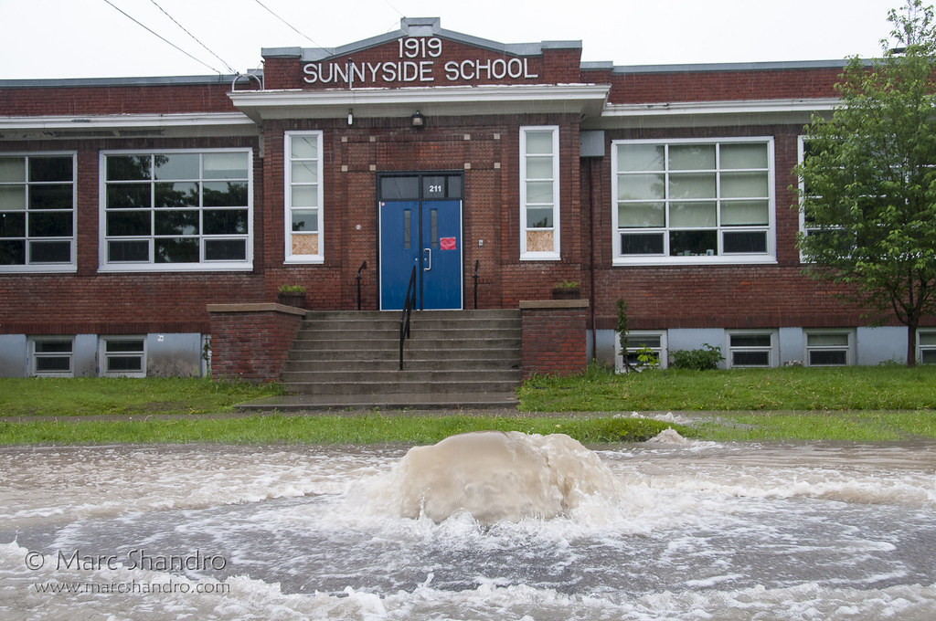 Calgary Flood 2013 Manhole Eruption By Sunnyside School.… Flickr