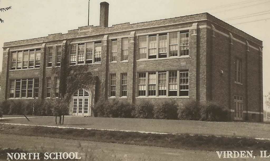 US IL Virden IL 1930s RPPC Built in 1923 HOME OF THE PANTH… Flickr