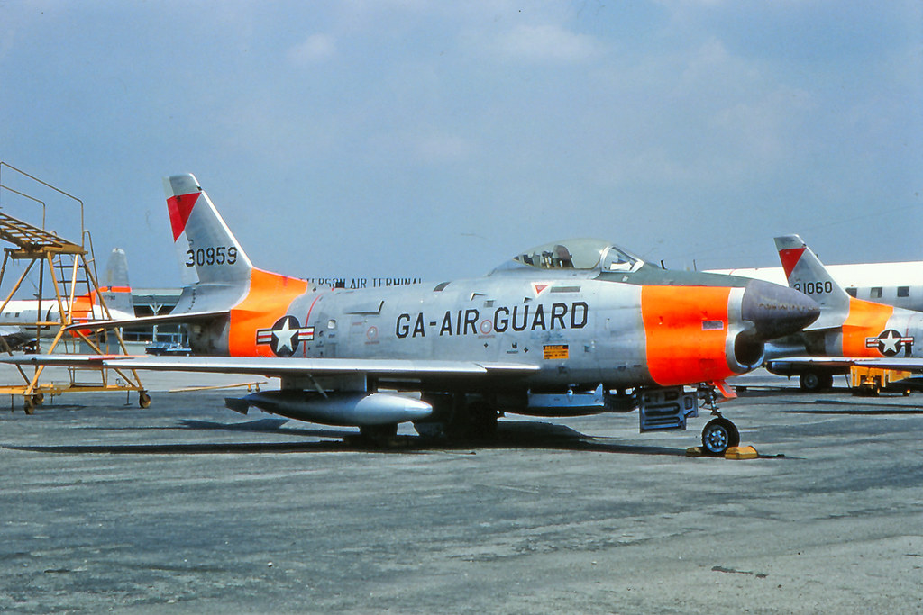 530959. Very rare! F86D. 128 FS. Dobbins AFB, A… Flickr