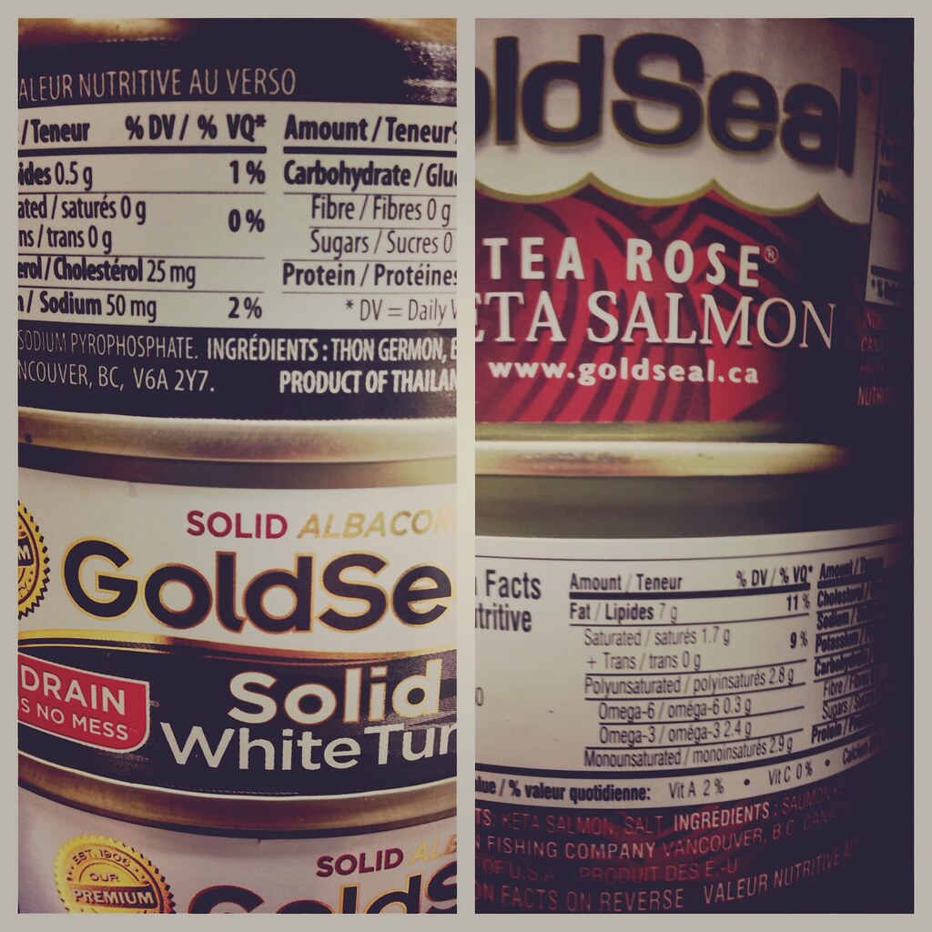 Tuna vs. Salmon Et oui c'est le saumon qui l'emporte avec … Flickr