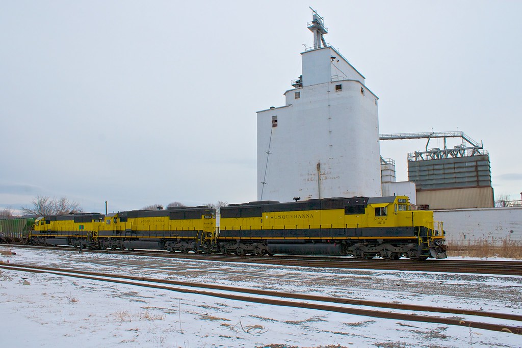 NYSW BH1 south end of Bevier Street yard Binghamton, NY. Flickr