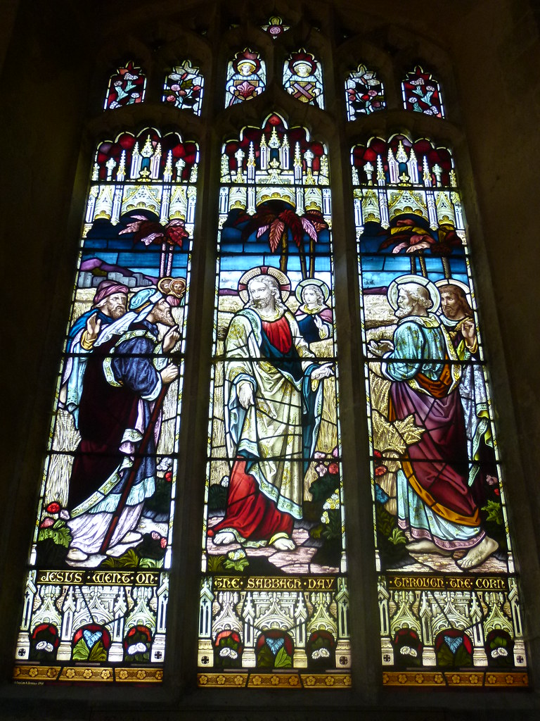 Church of St Lawrence stained glass window John Steedman Flickr