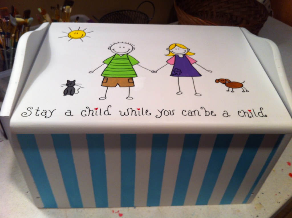 Child Toy Box Hand Painted Child Toy Box Marion Flickr