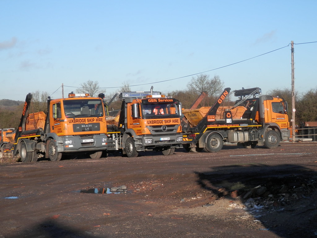 Uxbridge Skips aka GBN Services A Skip Lorry Trio featurin… Flickr