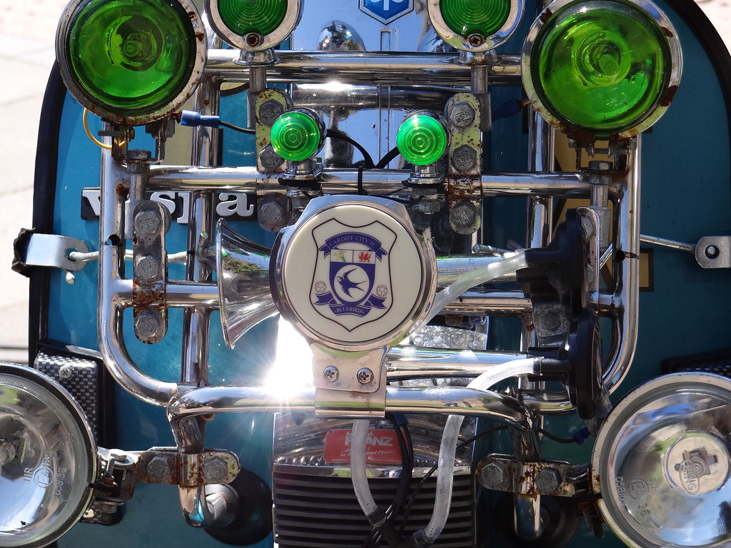 Cardiff City Scooter 26/05/13 Keep Cardiff Blue Protest, C… Jon