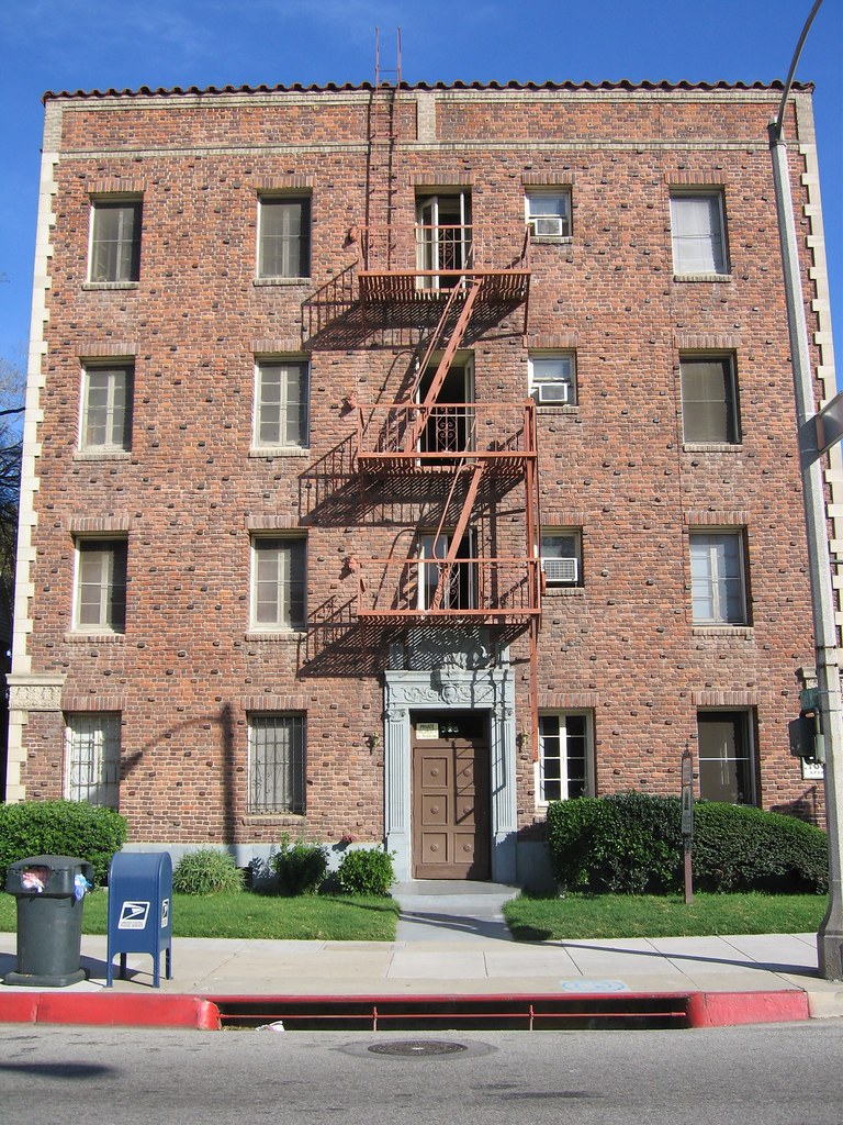 Brick Apartment Building, Pasadena a photo on Flickriver