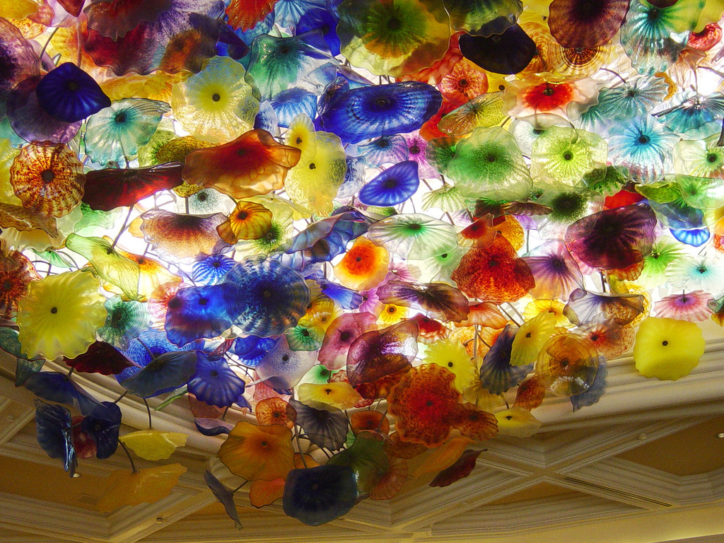 Glass flower sculpture in Bellagio 2 Glass flower sculptur… Flickr