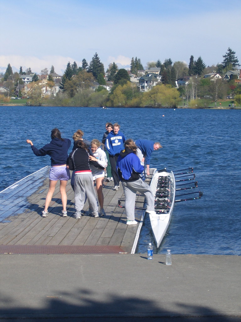 Crew Boat Launch, Greenlake, Seattle, WA Michael Flickr