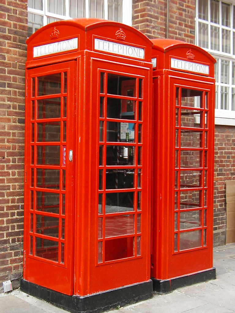 Red Telephone Boxes A pair of red telephone boxes in Cante… Flickr