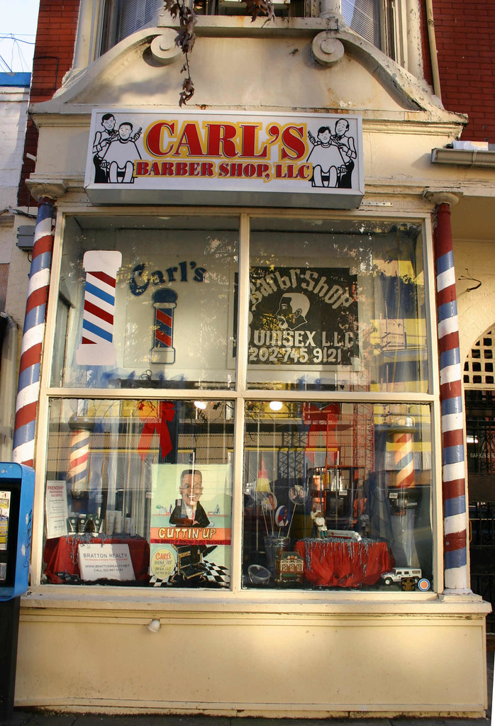 Flickriver Photoset 'Carl's Barber Shop 1406 P Street, NW, Washington DC' by Elvert Barnes