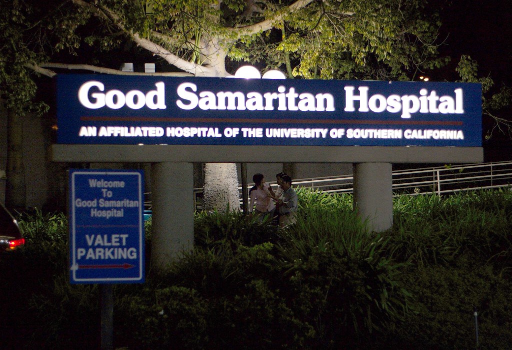 Hospital valet parking well, it is LA Matthew Field Flickr