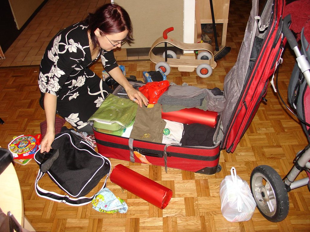 Packing the Big Red Bag Mark and Allegra JaroskiBiava Flickr