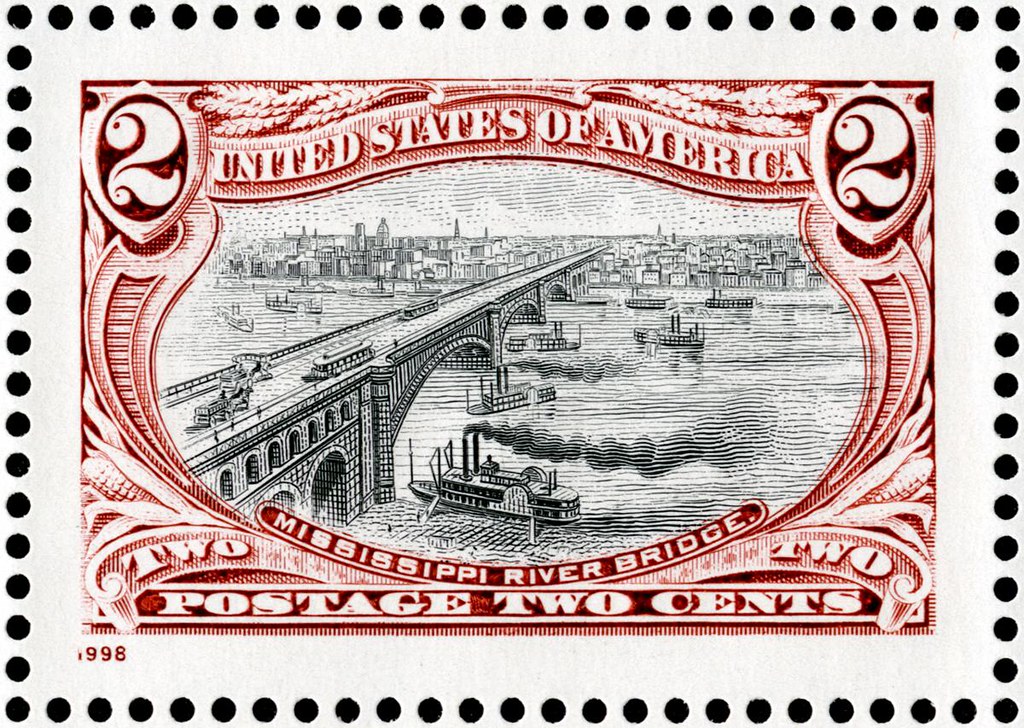 Eads Bridge, St. Louis Commemorative Postage Stamp reissu… Flickr