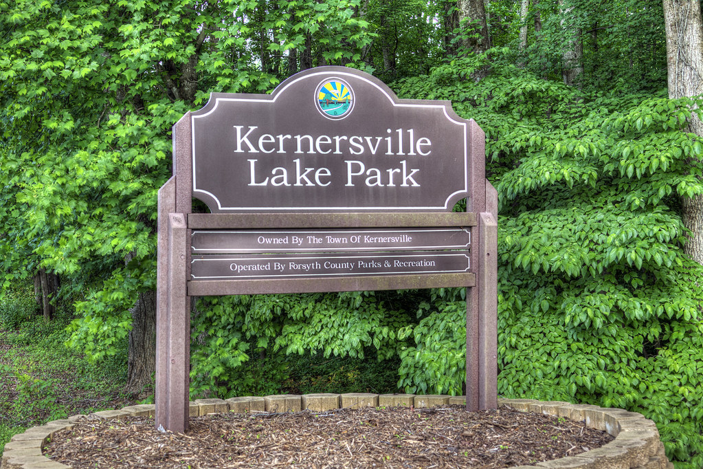 Kernersville Lake ParkSign Forsyth County NC Flickr