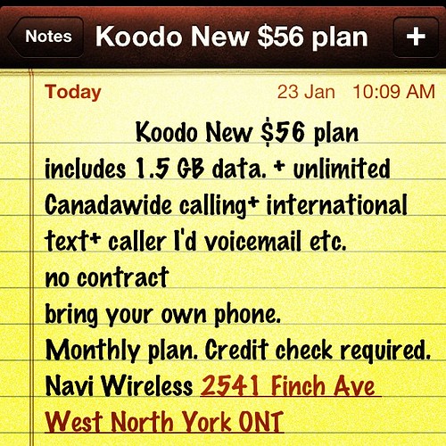 koodo monthlyPlan noContract bring your same cellPhon… Flickr