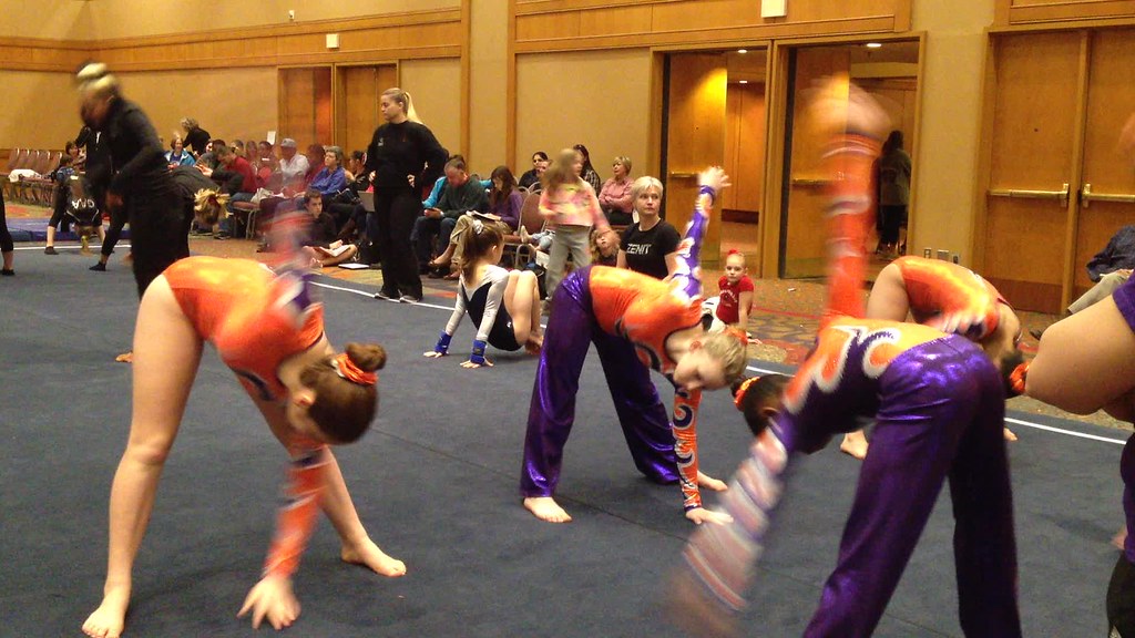 Atlanta Centennial Class Gymnastics Meet Gymnasts compete … Flickr