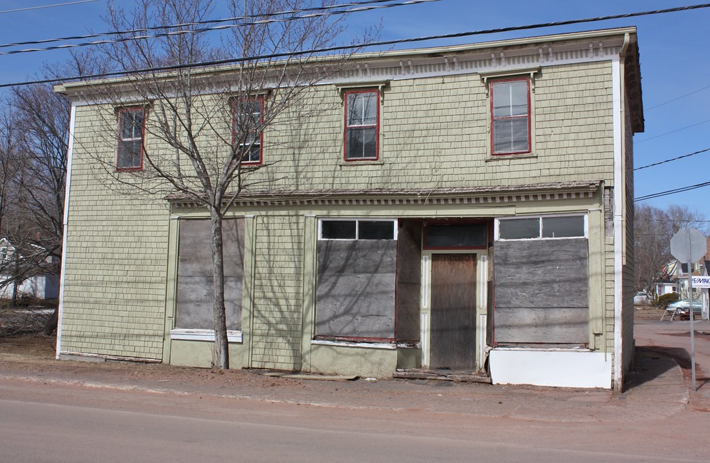 Mount Stewart, PEI An old boarded up building on Main Stre… Flickr