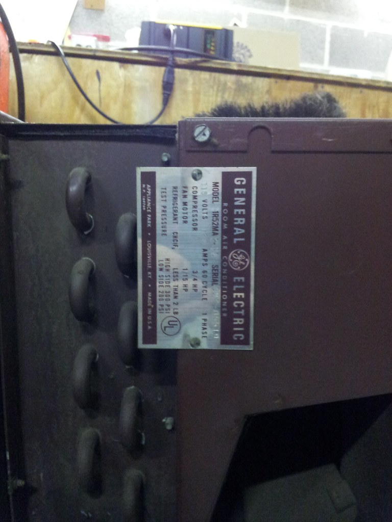 1955 GE Air Conditioner Name Plate 1955 GE Air Conditioner… Flickr