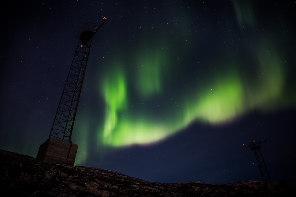 Northern lights at Nuuk Airport Photo by Mads Pihl Please … Flickr