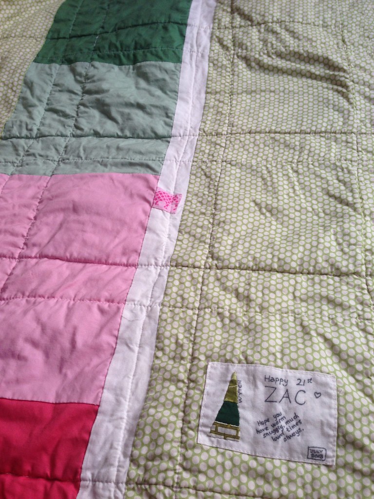 'So Fluffy' quilt back Blogged here treewytch Flickr