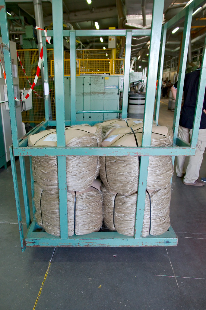 Lin en sortie d’usine Lin en sortie d’usine lors de la vis… Flickr