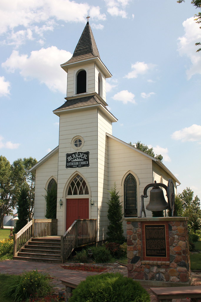 Blakjer Lutheran Church Lone Rock, IA Norwegian settlers… Flickr