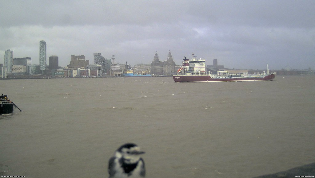 Across the Mersey to Liverpool cam visitor robabell Flickr