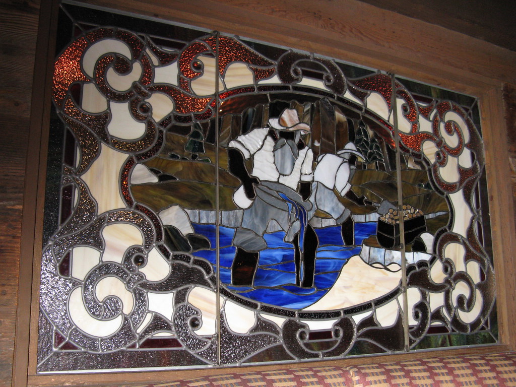 Orange County Mining Co. restaurant Stained glass window o… Flickr