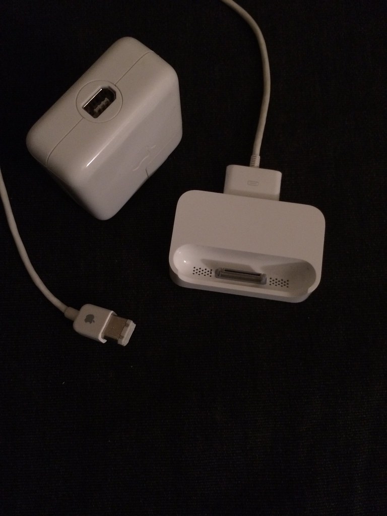 Firewire iPod charger and Original iPhone dock Sam Beebe Flickr