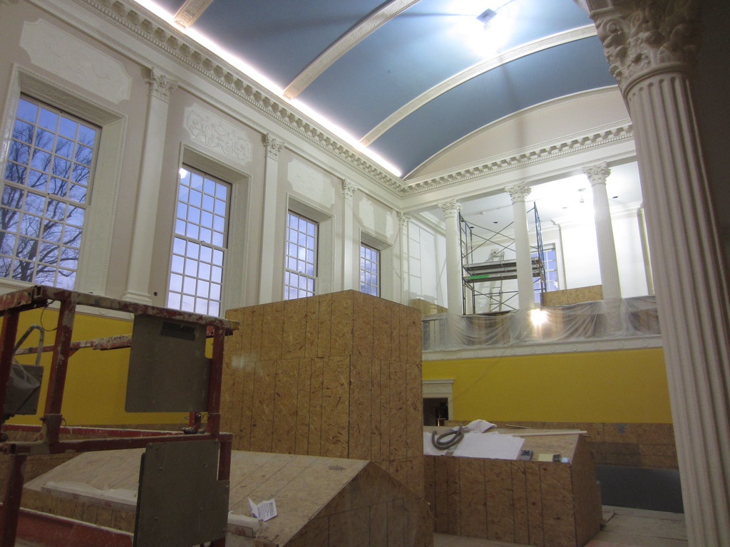 Chapin gallery 1 with walls painted williams_college_libraries Flickr