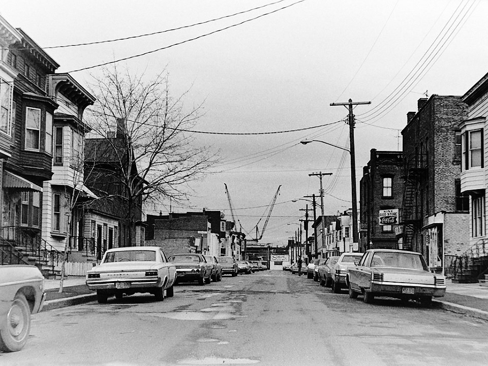 Dana Ave looking towards South Mall Construction c 1974 al… Flickr