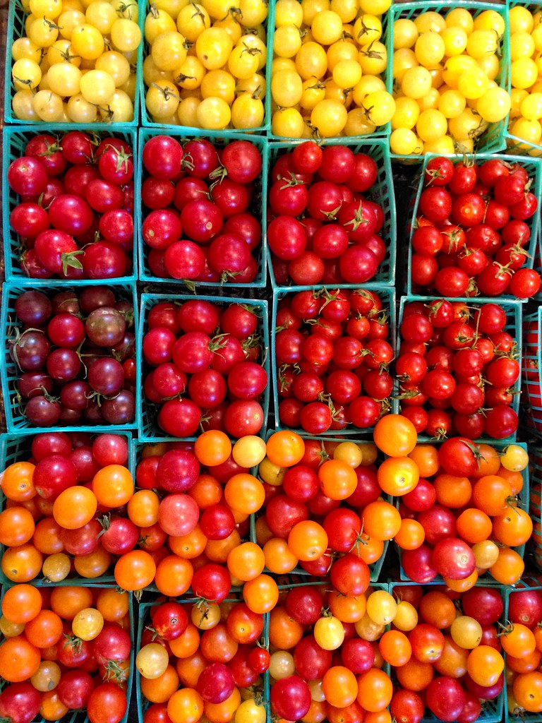 Cherry Tomatoes Cherry tomatoes on sale at a local grocery… Flickr