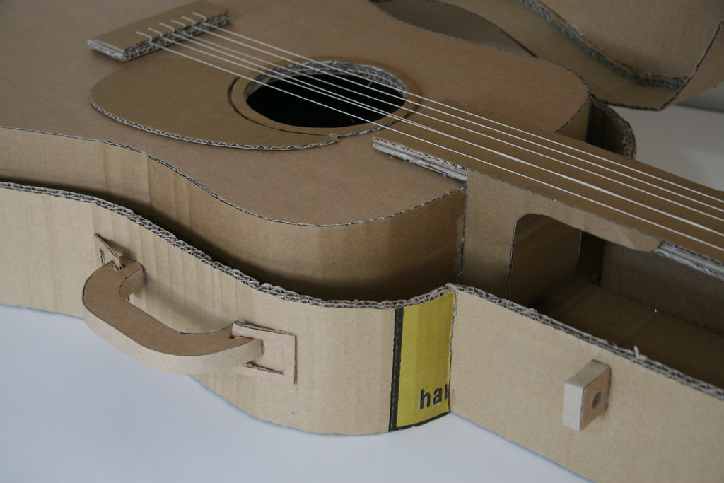 Cardboard Guitar and Case Made for a Big Issue fundraiser … Flickr
