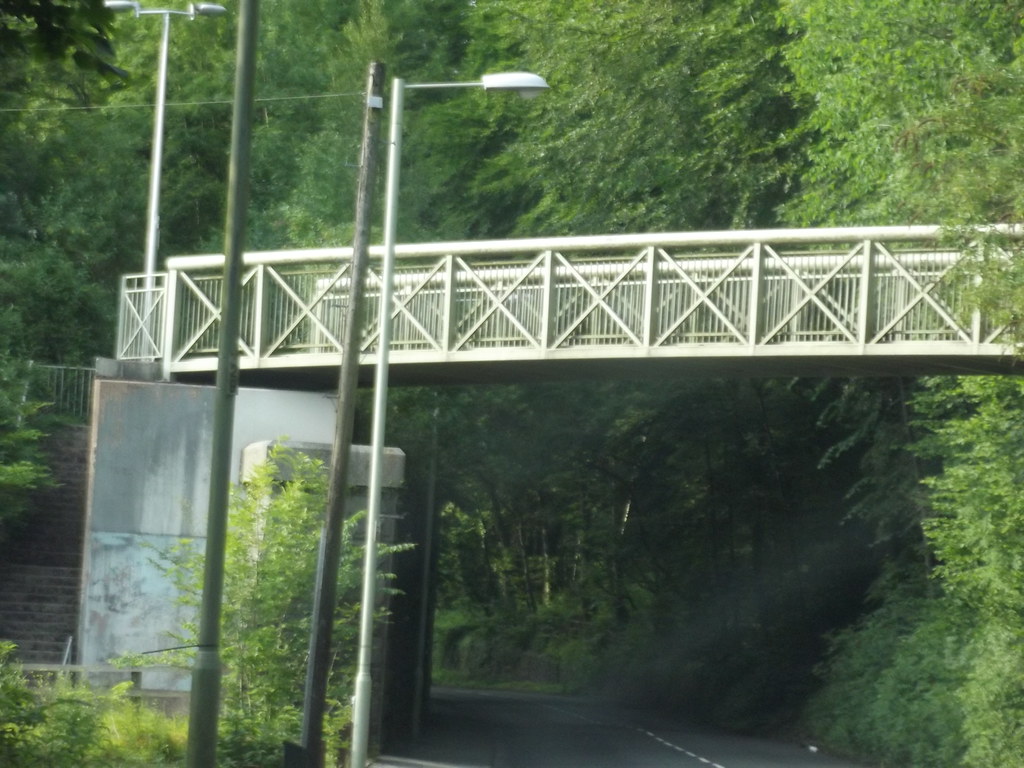 Footbridge Cardiff Road, Taffs Well a photo on Flickriver