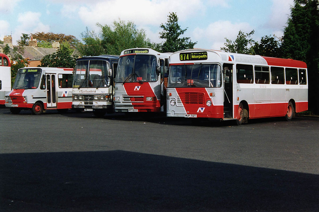 Morpeth bus station Northumbria Motor Services PPT823T /… Flickr