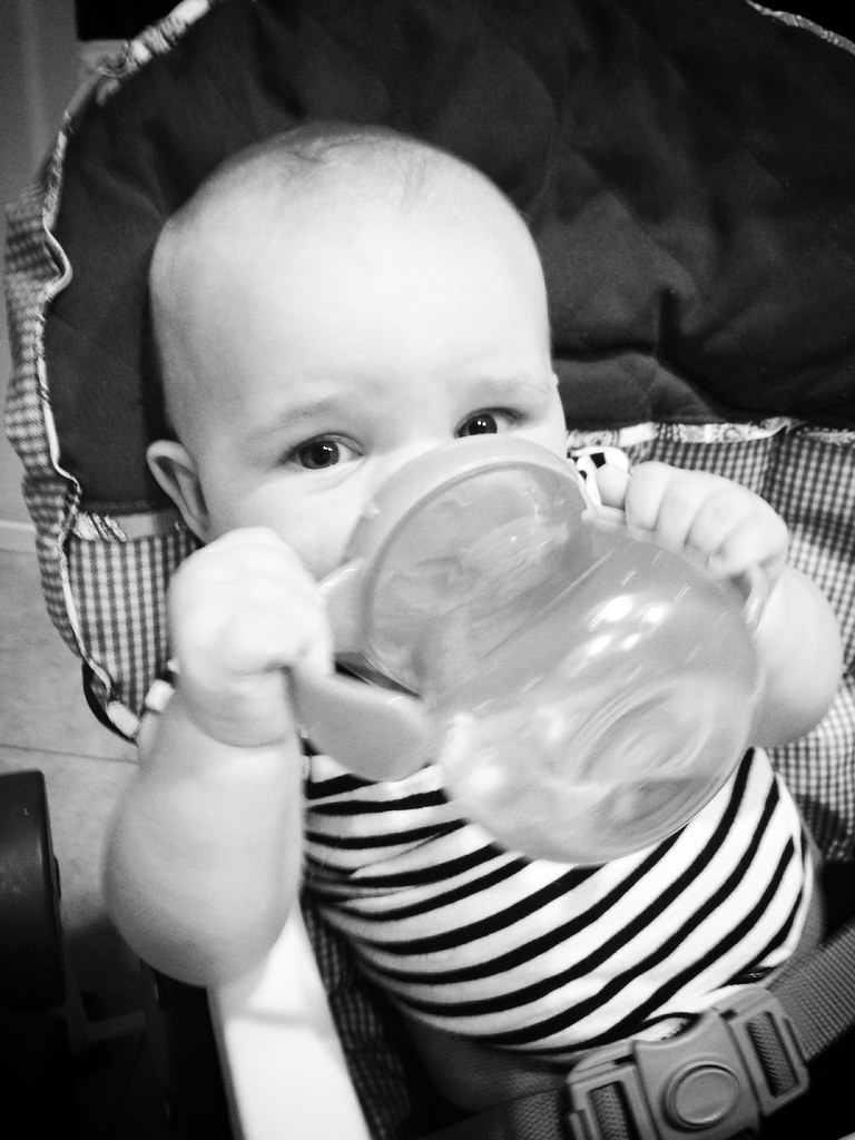 Sippin' on Gin and Juice(minus the Gin) Sippy cup training… Troy