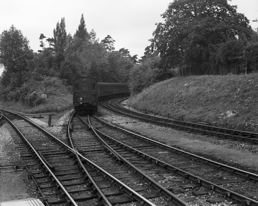 East Grinstead HL Station & Victoria Train, 20 Aug 1962 Flickr
