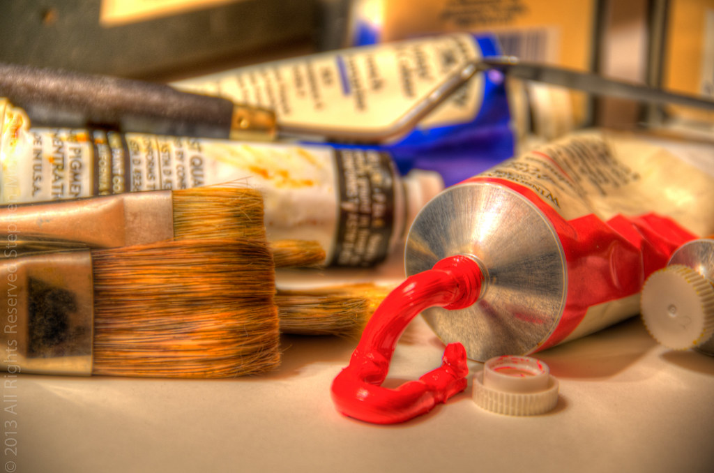 The Smell of Oil and Turpentine Brings back memories, and … Flickr