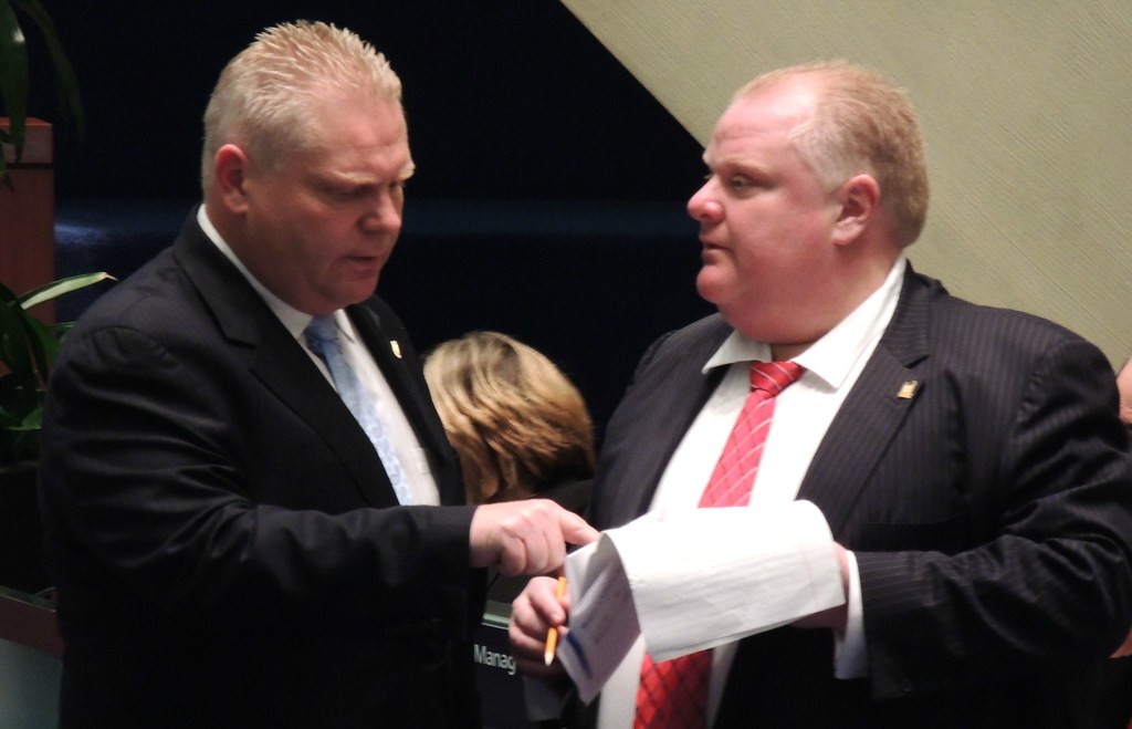 Ford Brothers Discuss Legal Action. Toronto City Hall