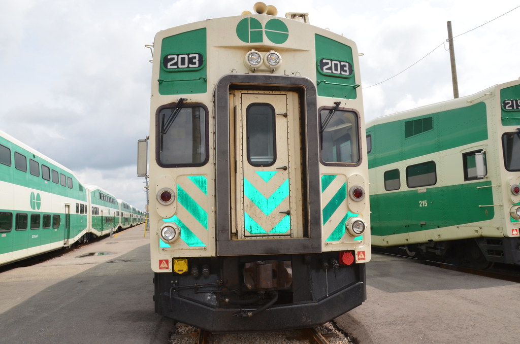 GO Transit 203 Cab Car (19831984) BiLevel Series II Car B… Flickr