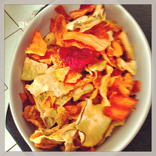 Vegetable Crisps the healthier option! Vaughanoblapski! Flickr