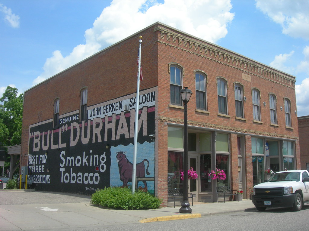 Bull Durham Mural Henderson, Minnesota The J. Derken build… Flickr