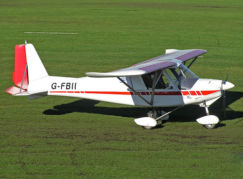 G-FBII | Ikarus C42 at Manchester-Barton 23/1/05 | Steve Hall | Flickr