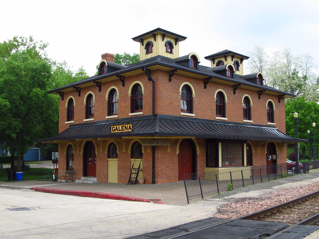 Galena, Illinois The Illinois Central Train Depot was buil… Flickr