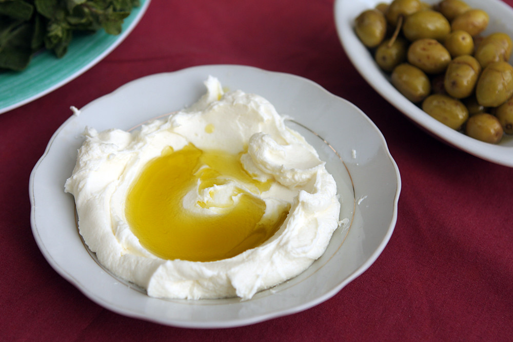 labneh + olive oil A Visit to a Za'atar Farm in Lebanon David Lebovitz Flickr