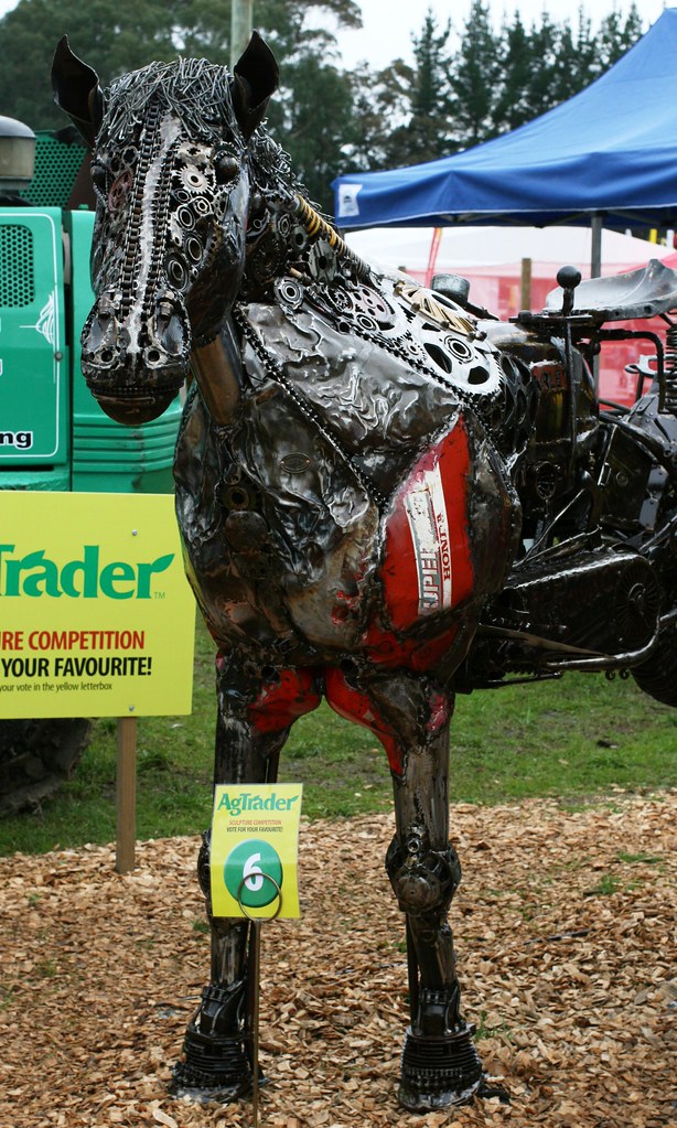 Sculpture competition at Fieldays 2013 NZ's biggest agricu… Flickr
